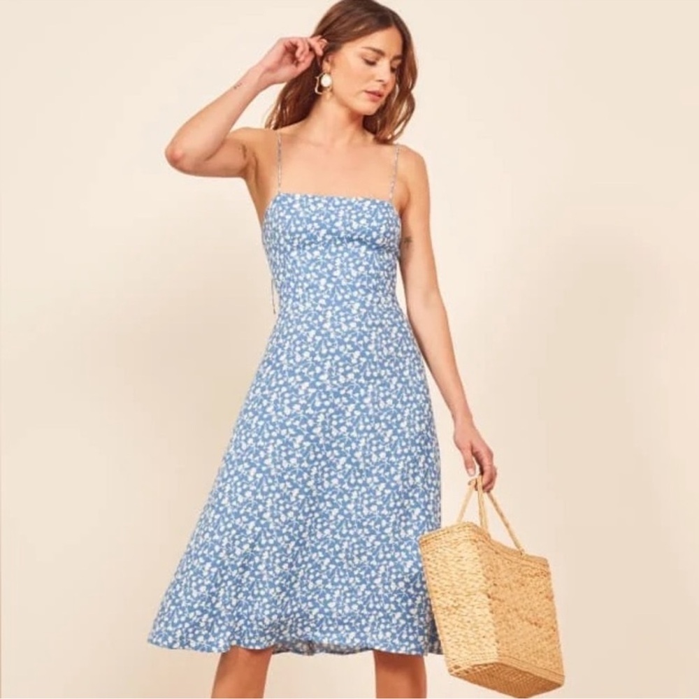 Reformation Peach Dress